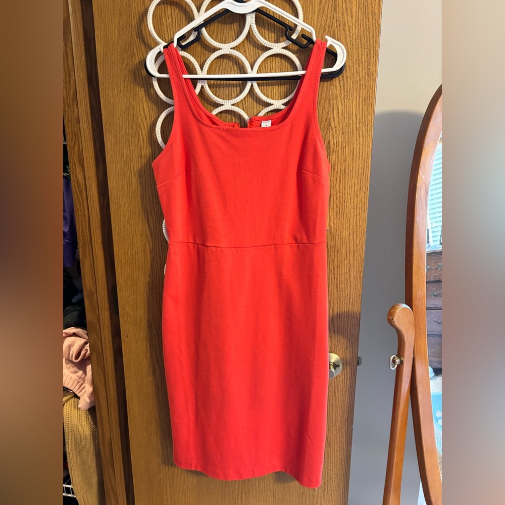 NWT Old Navy Vibrant Red Midi Dress
